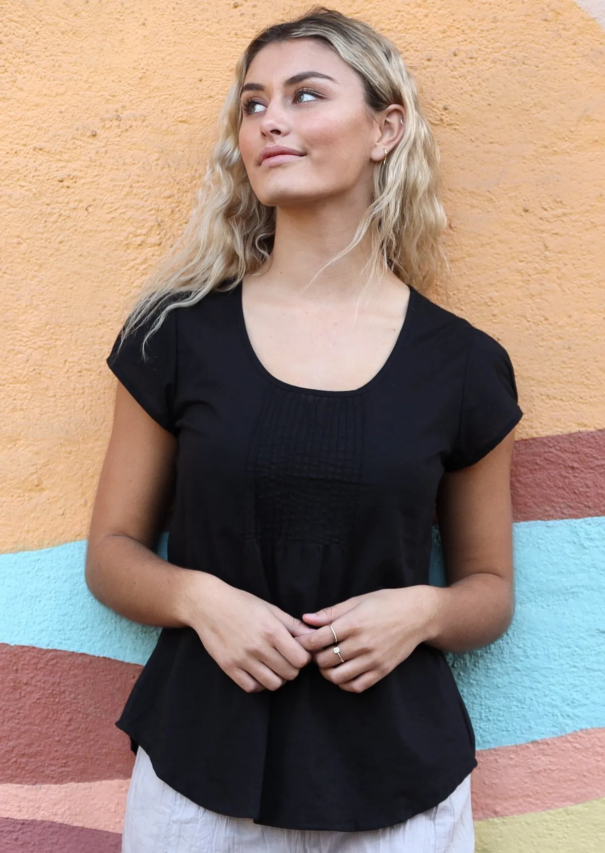 Tulsi Top Black