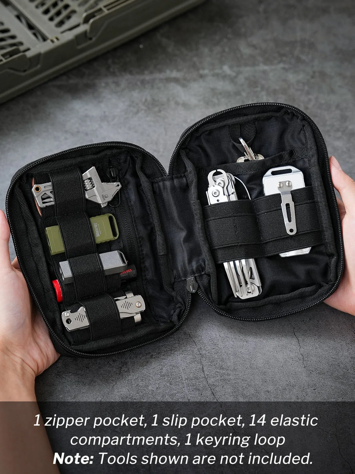 VE30 | Molle Tool Pouch, Compact Belt