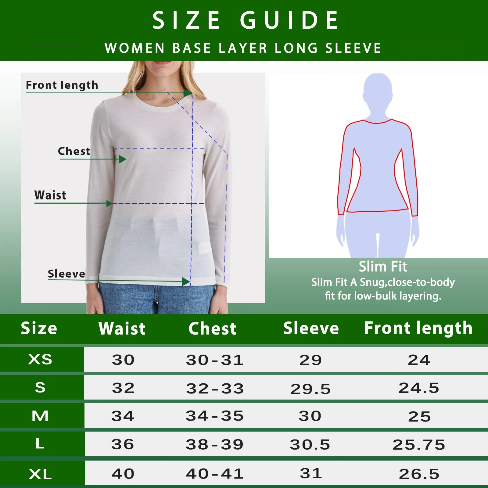 Women's Merino 170g Classic All-Season Base Layer Crew Natural Cream