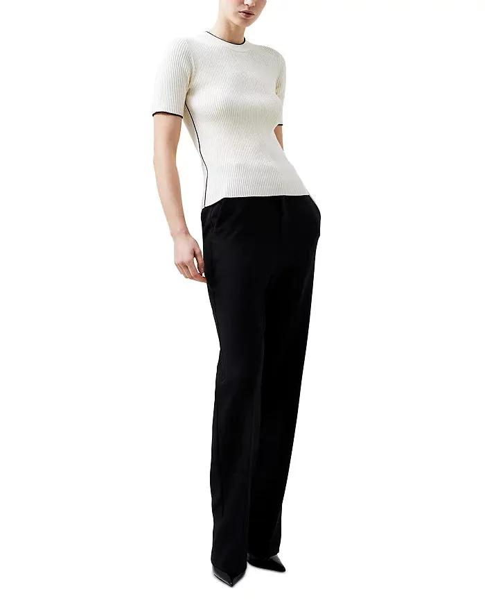 Women's Mozza Short Sleeve Jumper - Classic Cream